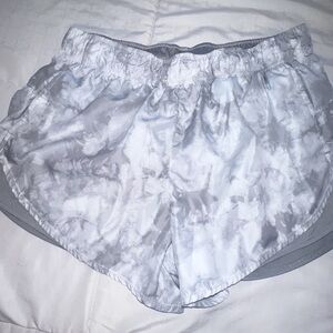 Women's Gray Tie-Dye Shorts